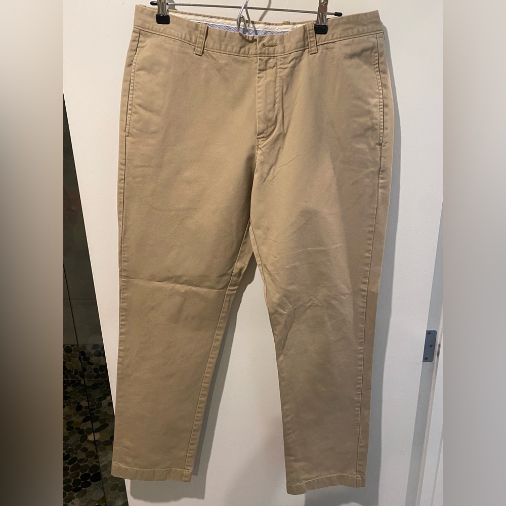 J. Crew Tan Chinos Classic Flat Front Design